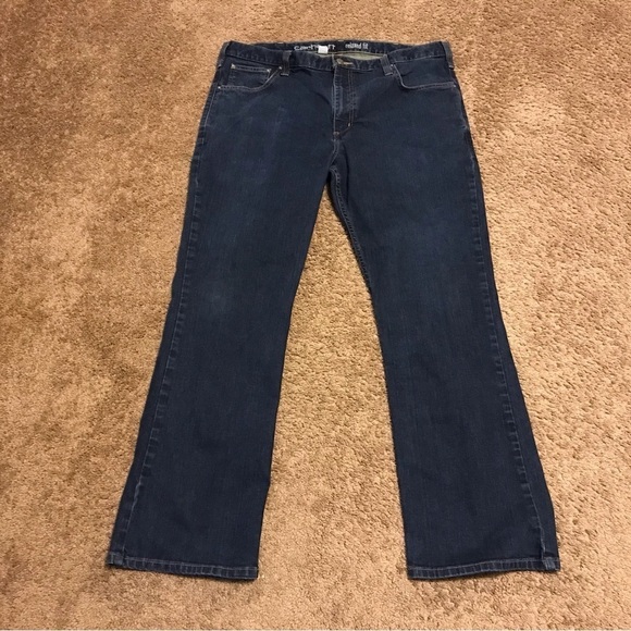 Carhartt Relaxed Fit Rugged Flex Bootcut Jeans - Picture 1 of 7